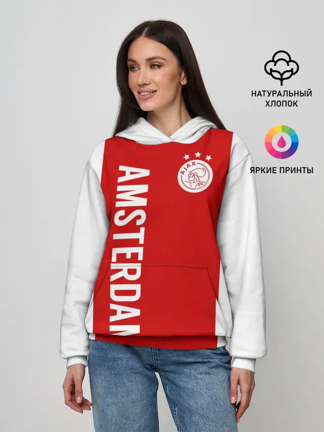 Женское худи с принтом «Ajax — Аякс»