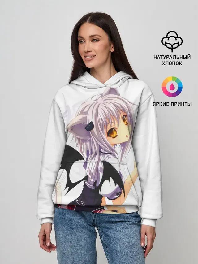 Женское худи с принтом «Демоны старшей школы — High School DxD, Конэко»