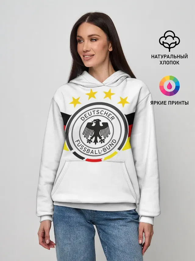 Женское худи с принтом «Bundesadler»