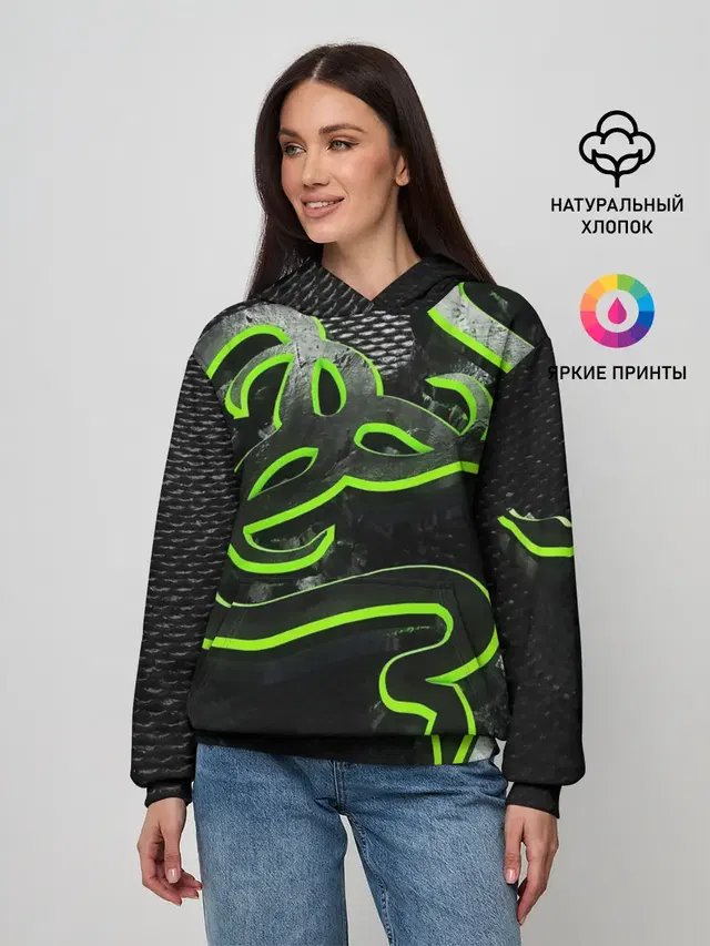 Женское худи с принтом «Разные игры — RAZER»