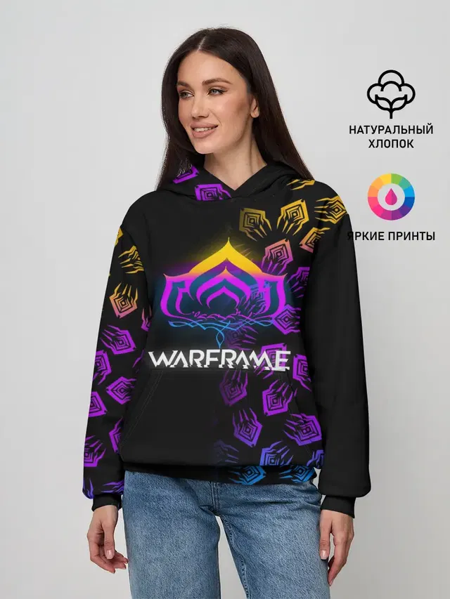 Женское худи с принтом «Warframe»