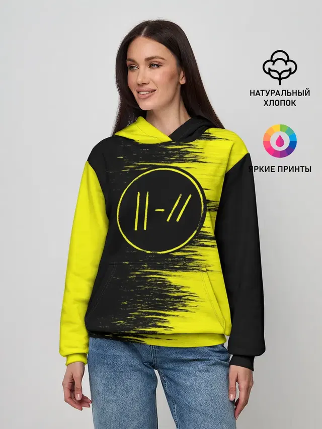 Женское худи с принтом «Twenty One Pilots 7»