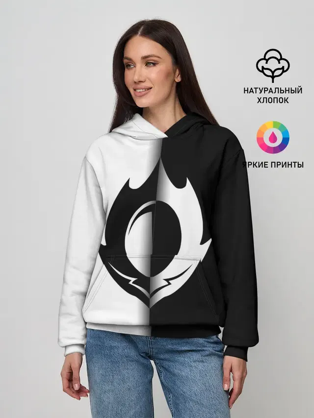 Женское худи с принтом «Code Geass — GODE GEASS symbol»