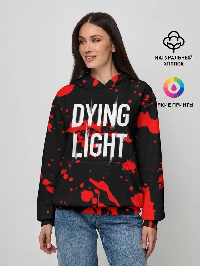 Женское худи с принтом «Dying Light»