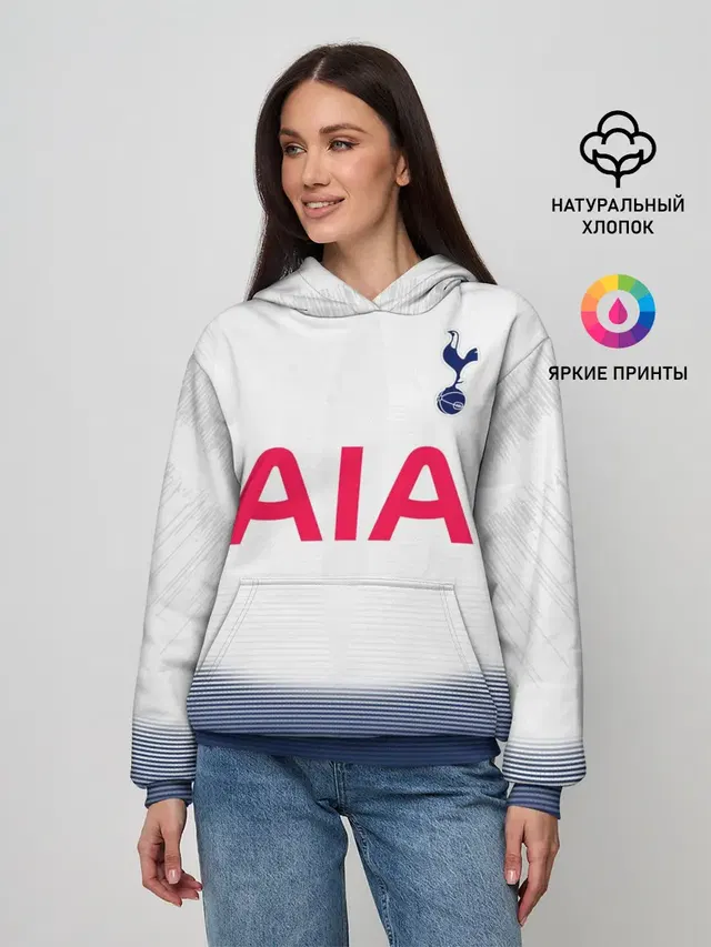 Женское худи с принтом «Tottenham — Dele Alli home 18-19»
