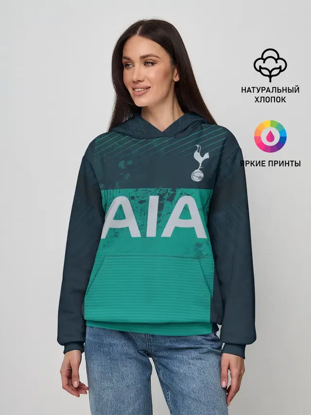 Женское худи с принтом «Tottenham — Dele Alli third 18-19»