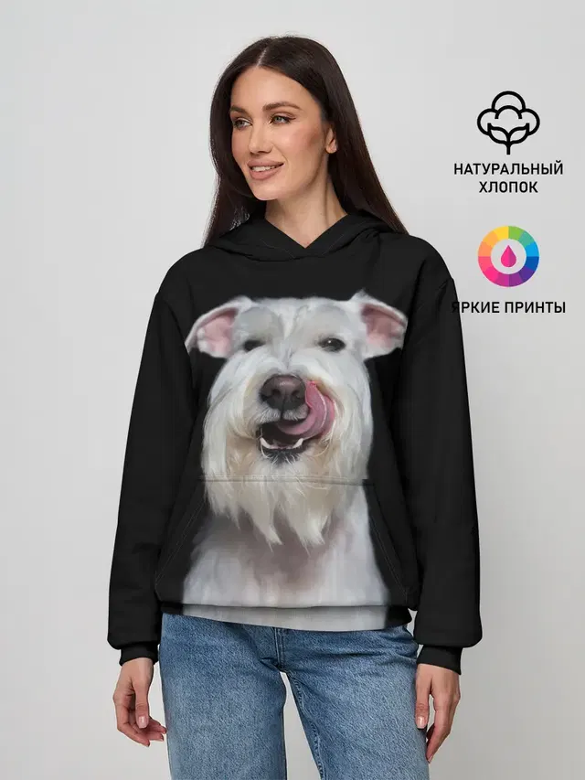 Белый шнауцер