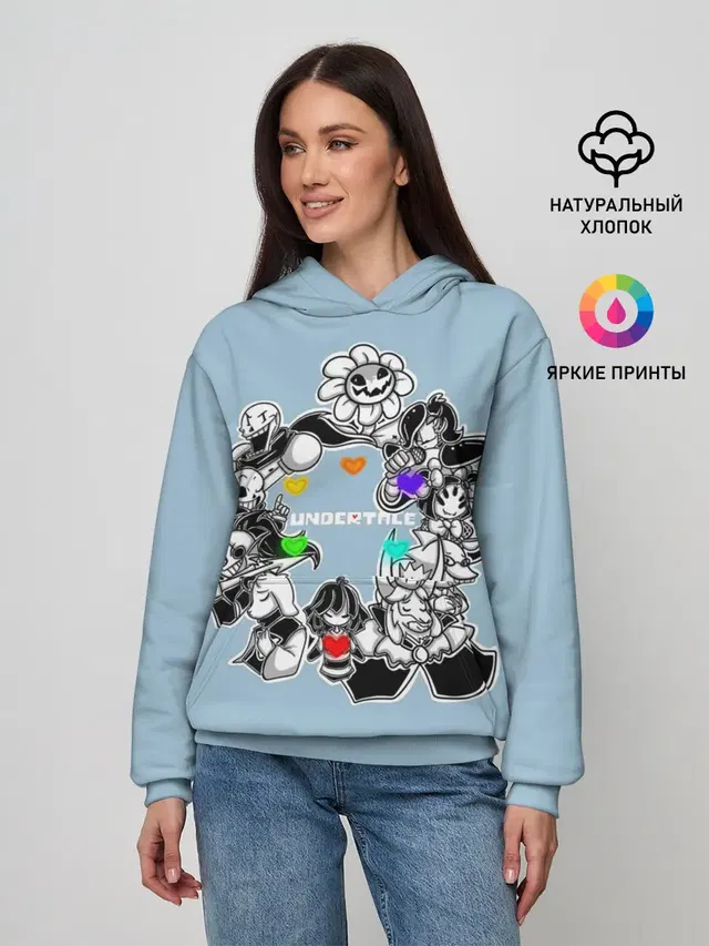 Женское худи с принтом «Flowey»