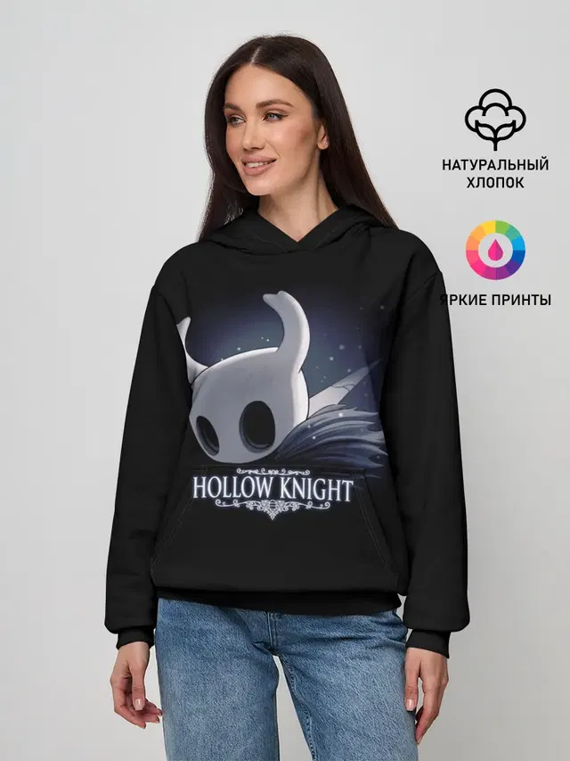 Женское худи с принтом «Hollow Knight — Hollow Knight 19»
