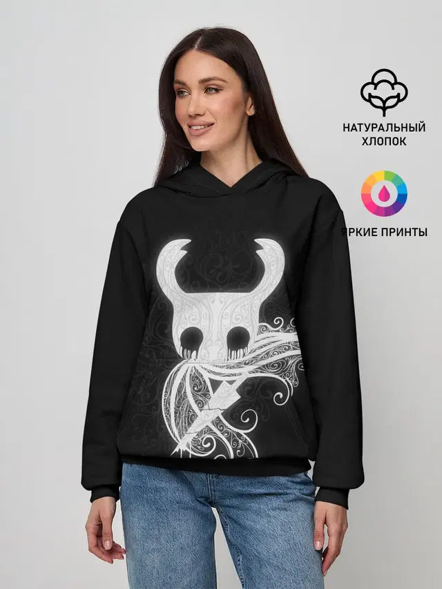 Женское худи с принтом «Hollow Knight»