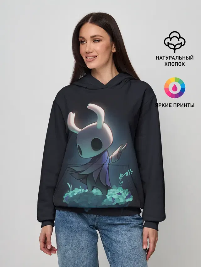 Женское худи с принтом «Hollow Knight»