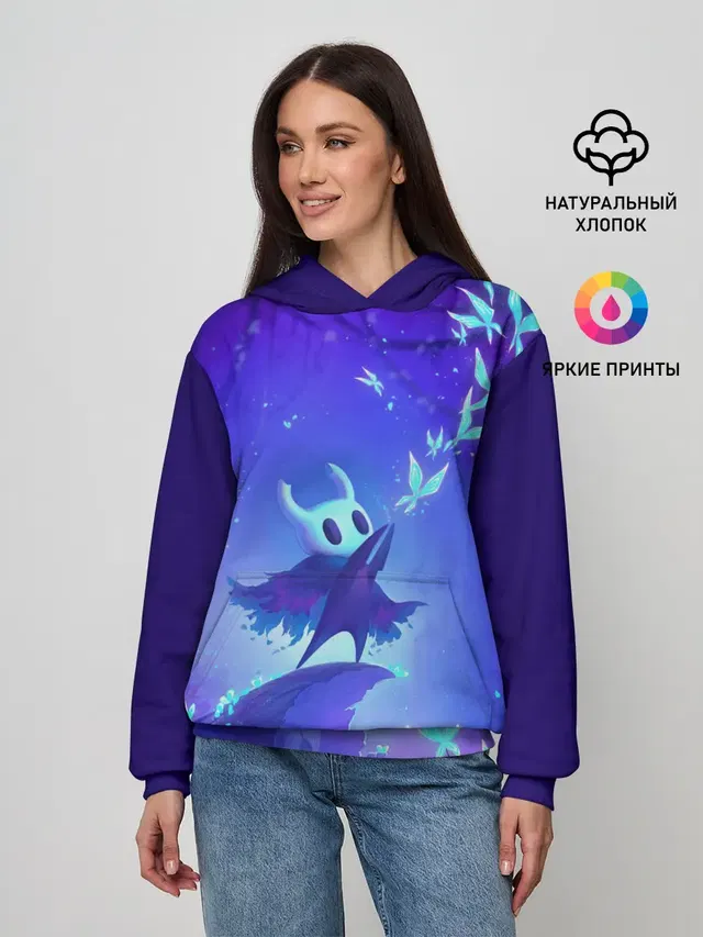 Женское худи с принтом «Hollow Knight»
