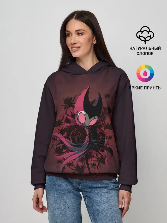 Женское худи с принтом «Hollow Knight»