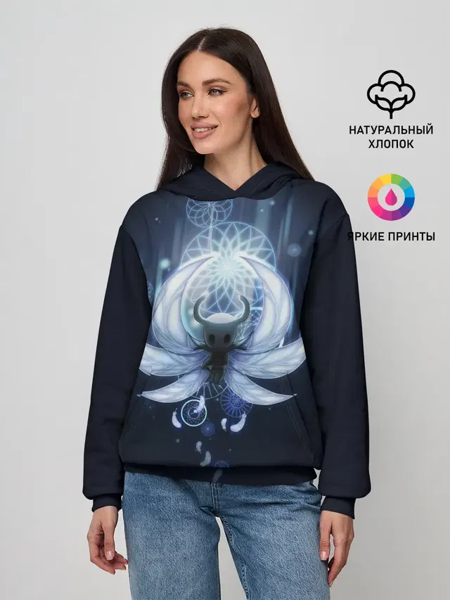 Женское худи с принтом «Hollow Knight»
