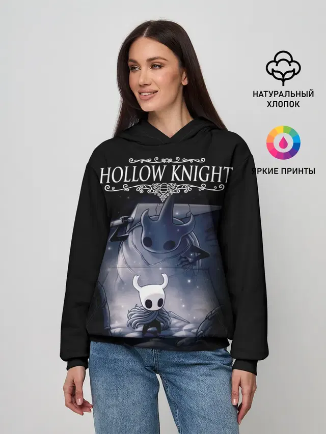 Женское худи с принтом «Hollow Knight»