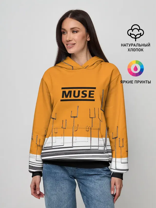 Женское худи с принтом «Muse»