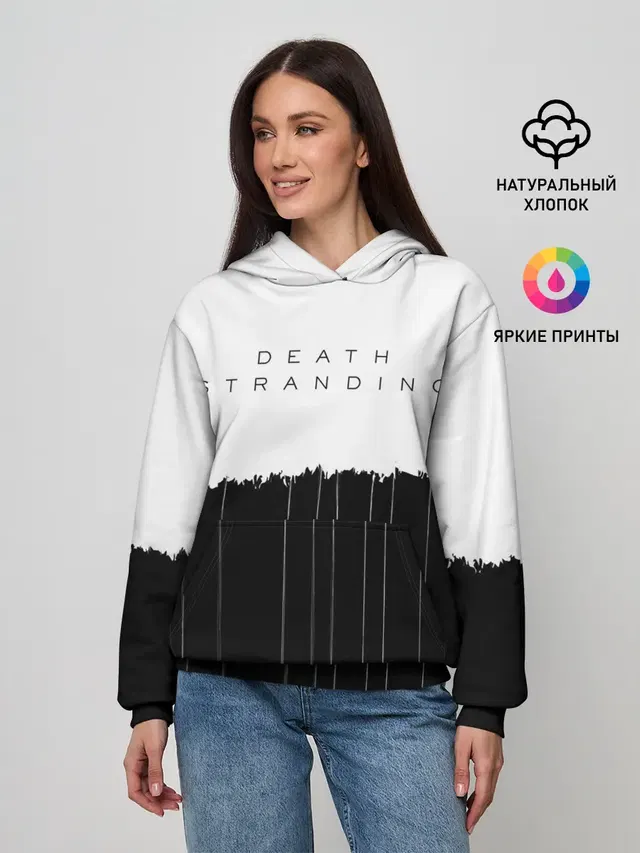 Женское худи с принтом «Typography»