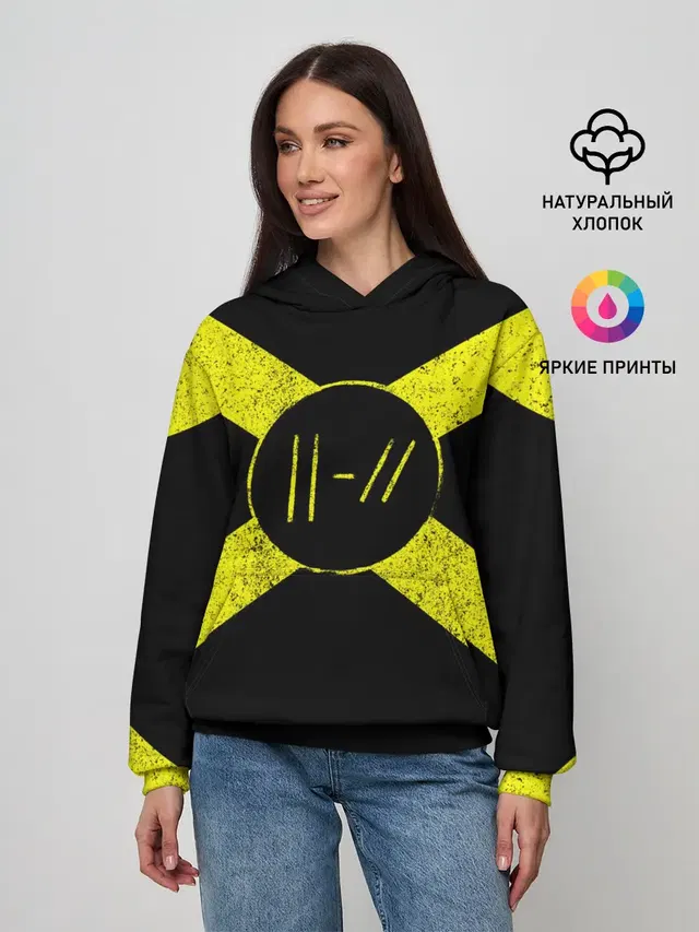 Женское худи с принтом «Twenty One Pilots 14»