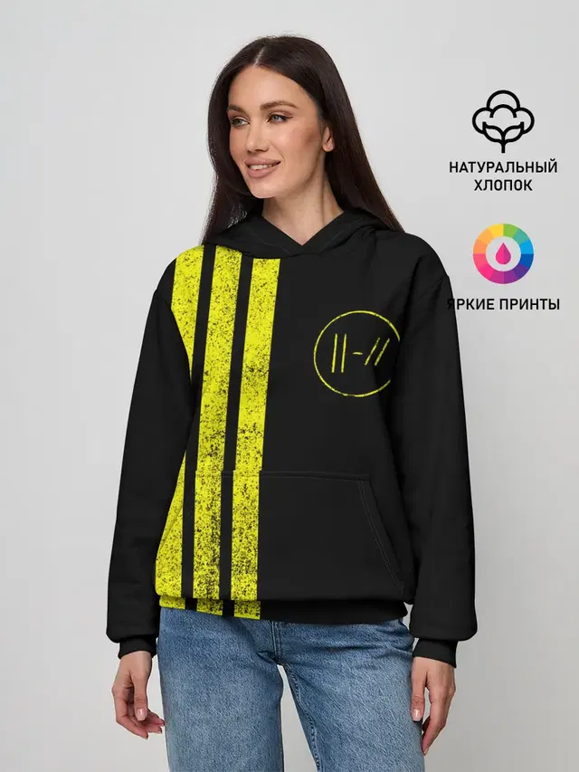 Женское худи с принтом «Twenty One Pilots 17»