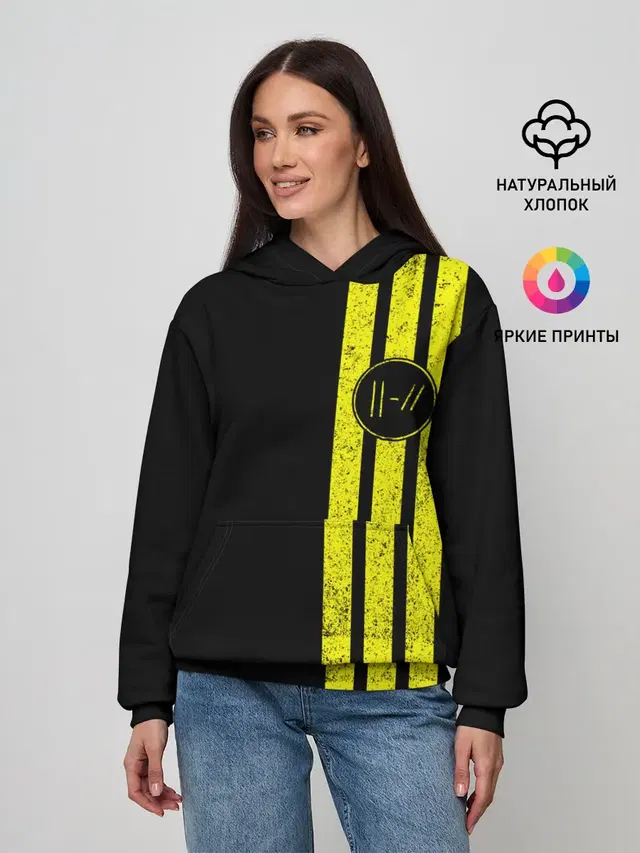Женское худи с принтом «Twenty One Pilots 18»