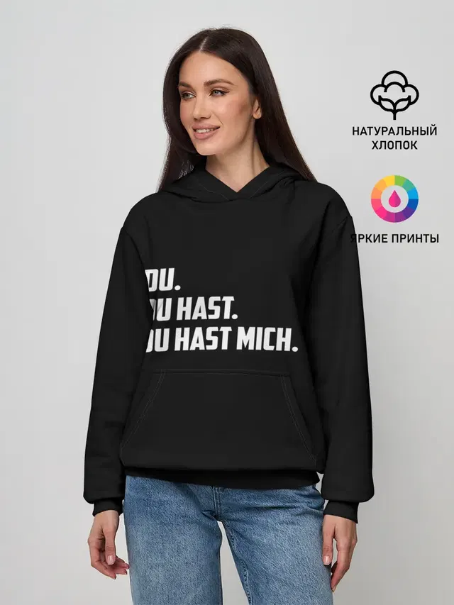 Женское худи с принтом «Rammstein»