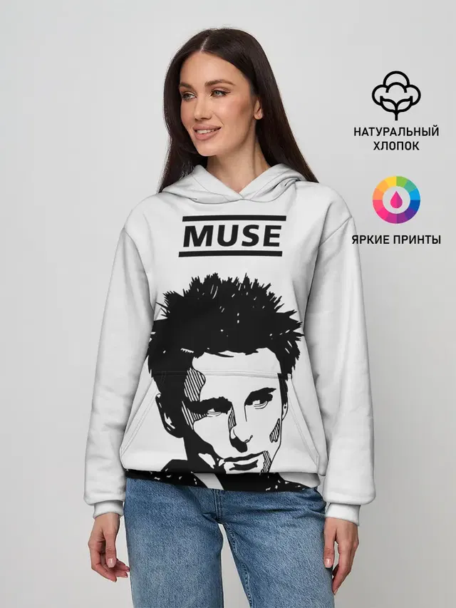 Женское худи с принтом «Muse»