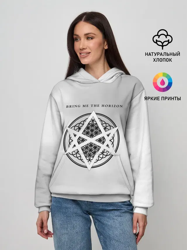 Женское худи с принтом «Bring Me the Horizon»