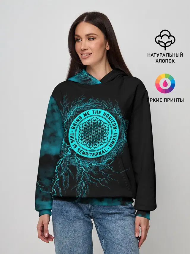 Женское худи с принтом «Sempiternal»