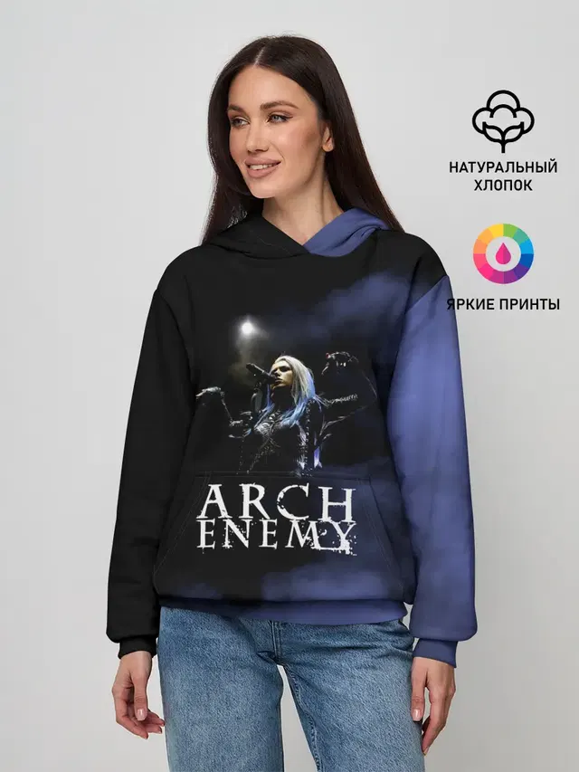 Женское худи с принтом «Arch Enemy»