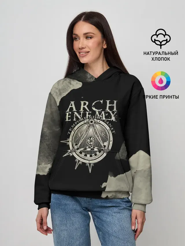 Женское худи с принтом «Arch Enemy»
