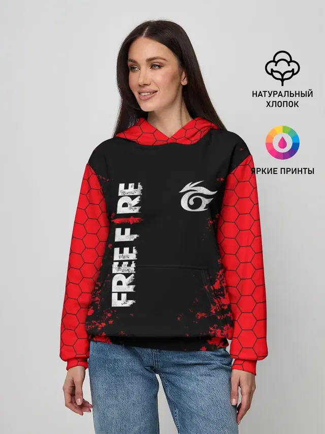 Женское худи с принтом «Grunge»
