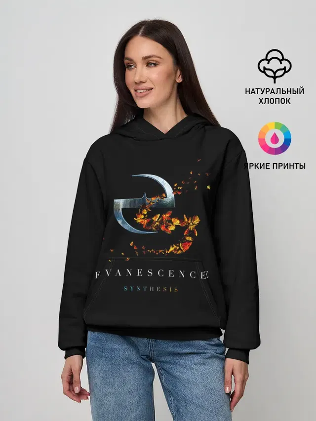 Женское худи с принтом «Evanescence»