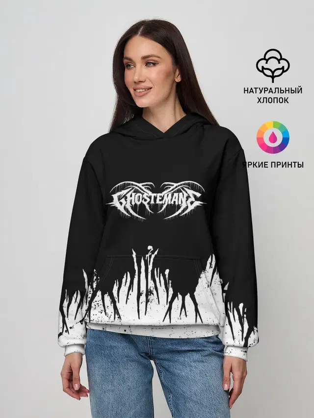 Женское худи с принтом «GHOSTEMANE»