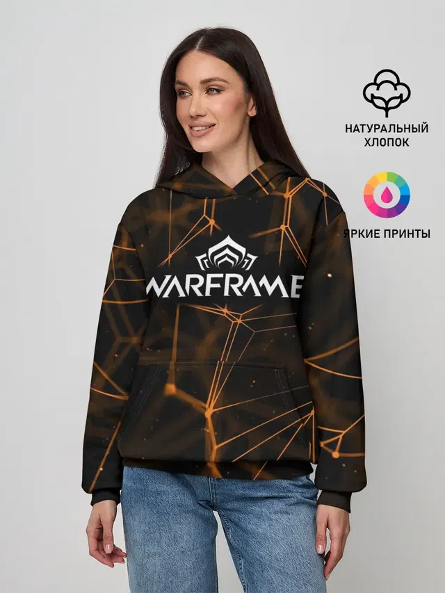 Женское худи с принтом «Warframe»