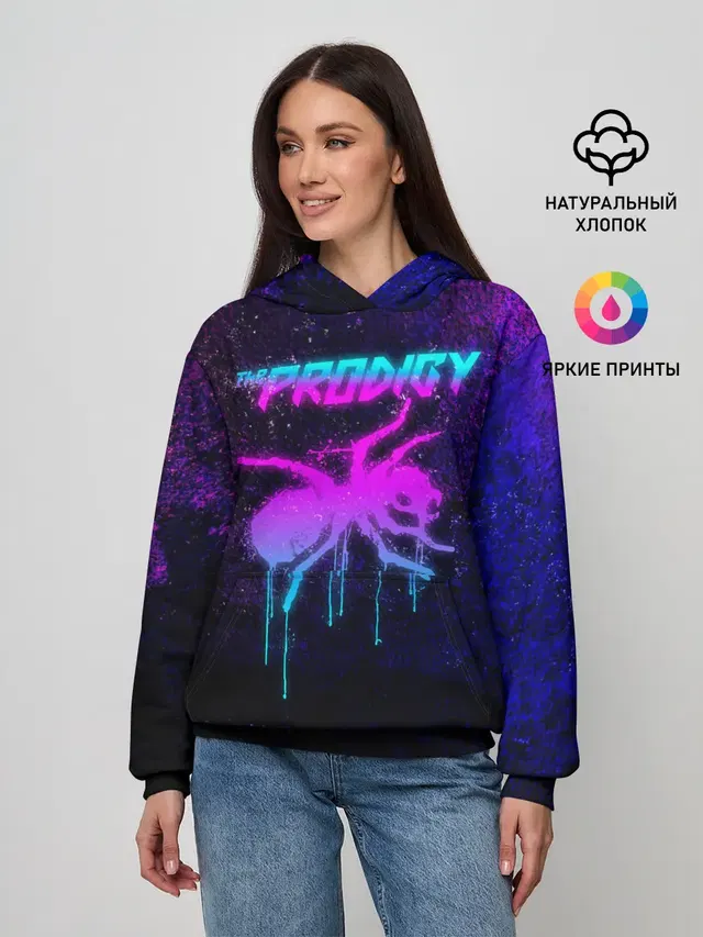 Женское худи с принтом «Prodigy — The Prodigy»