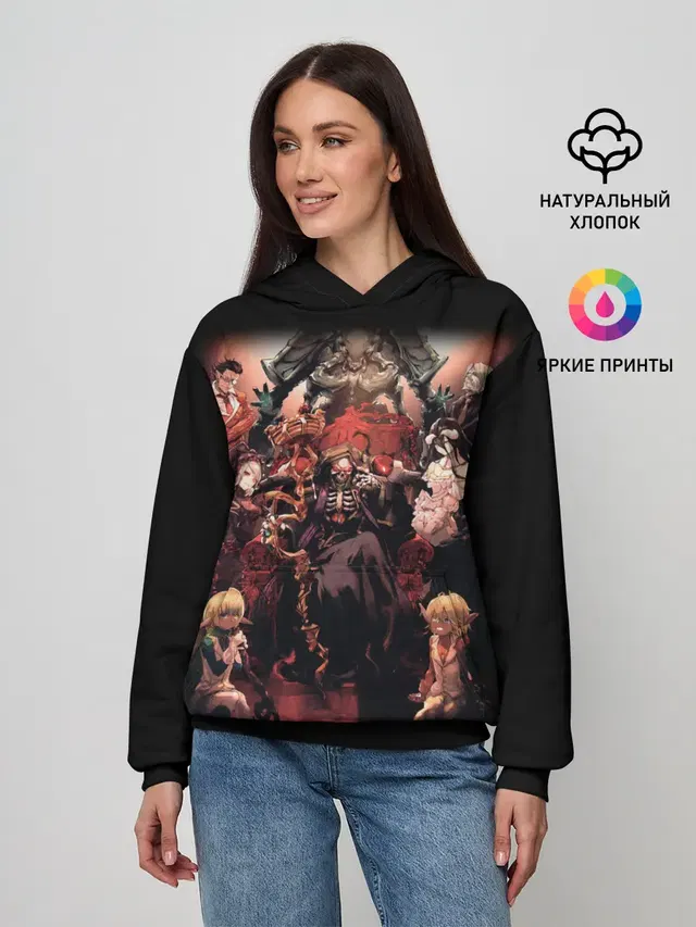 Женское худи с принтом «Overlord»