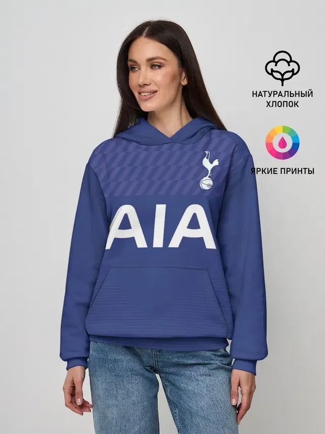 Женское худи с принтом «Tottenham — Dele Alli away 19-20»