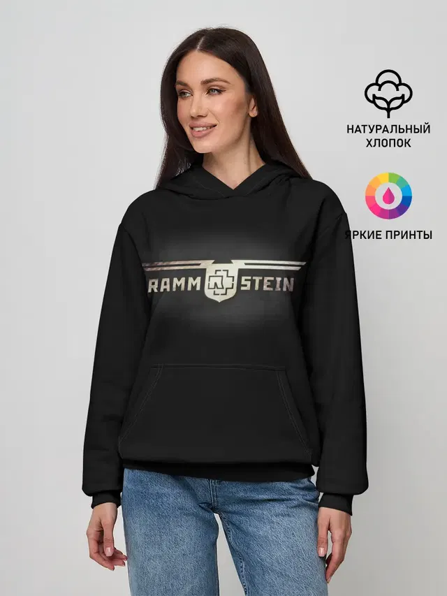 Женское худи с принтом «Rammstein»