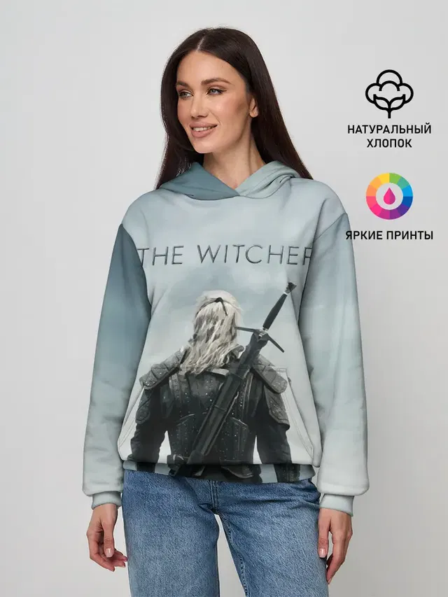 Женское худи с принтом «THE Witcher»