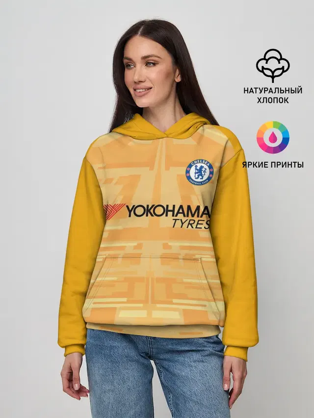 Женское худи с принтом «Kepa gk 19-20»