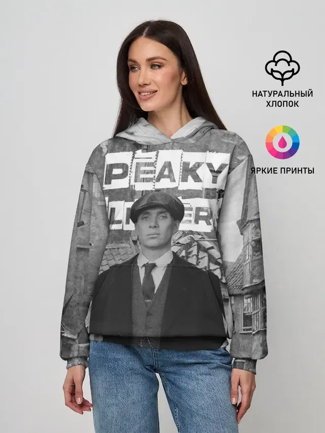 Женское худи с принтом «Peaky Blinders»