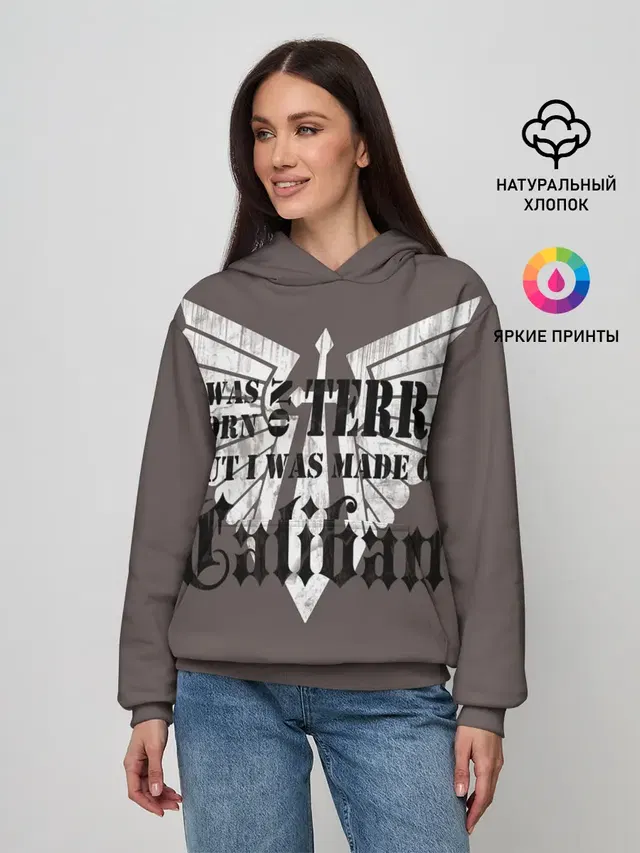 Женское худи с принтом «Dark Angels»