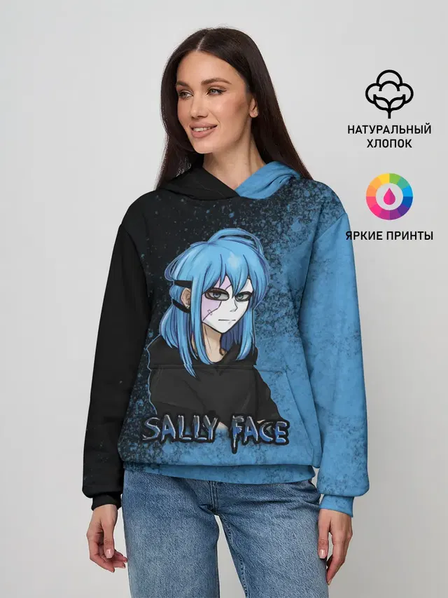 Женское худи с принтом «Sally Face»