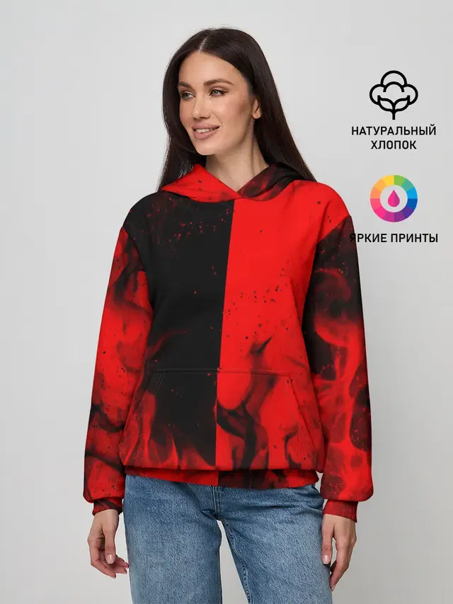 BLACK RED FIRE