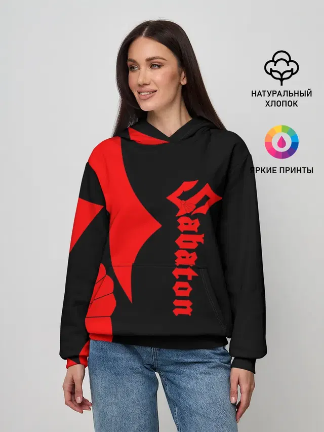 Женское худи с принтом «Logotype»