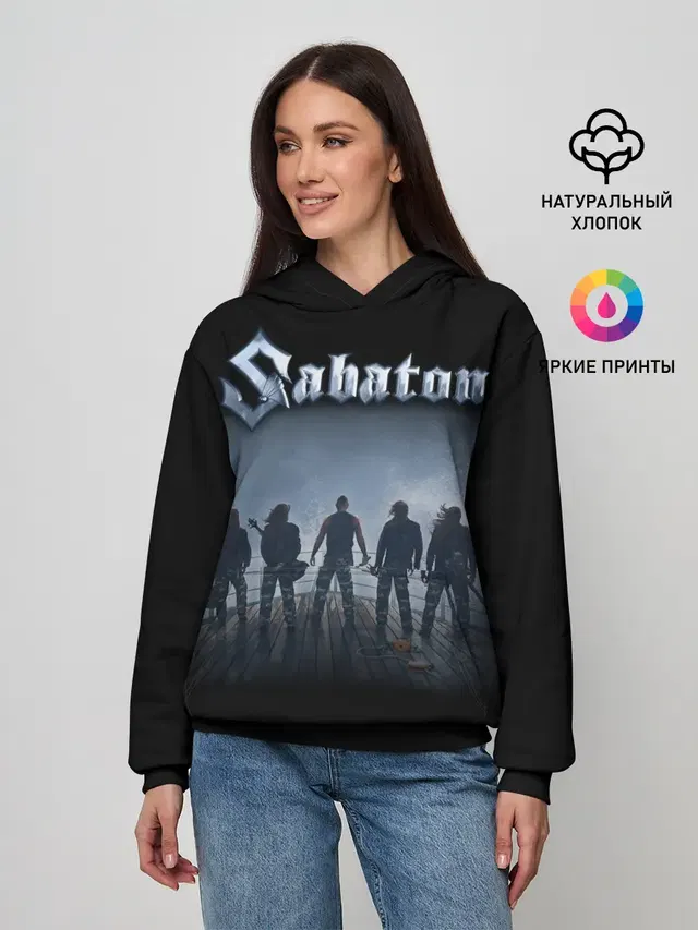 Женское худи с принтом «Musical band»
