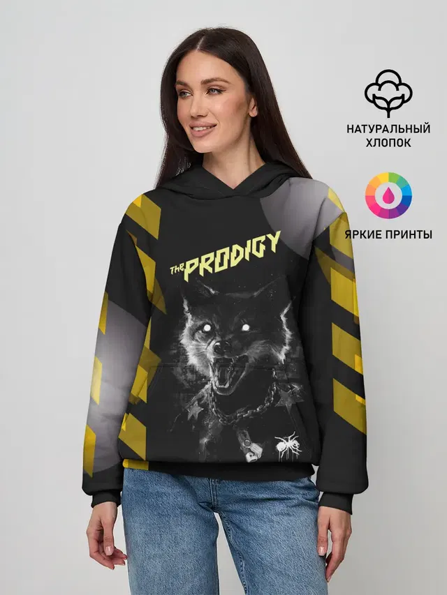 Женское худи с принтом «Prodigy — the prodigy»