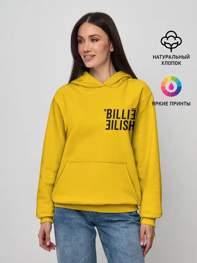 Женское худи с принтом «Billie Eilish»