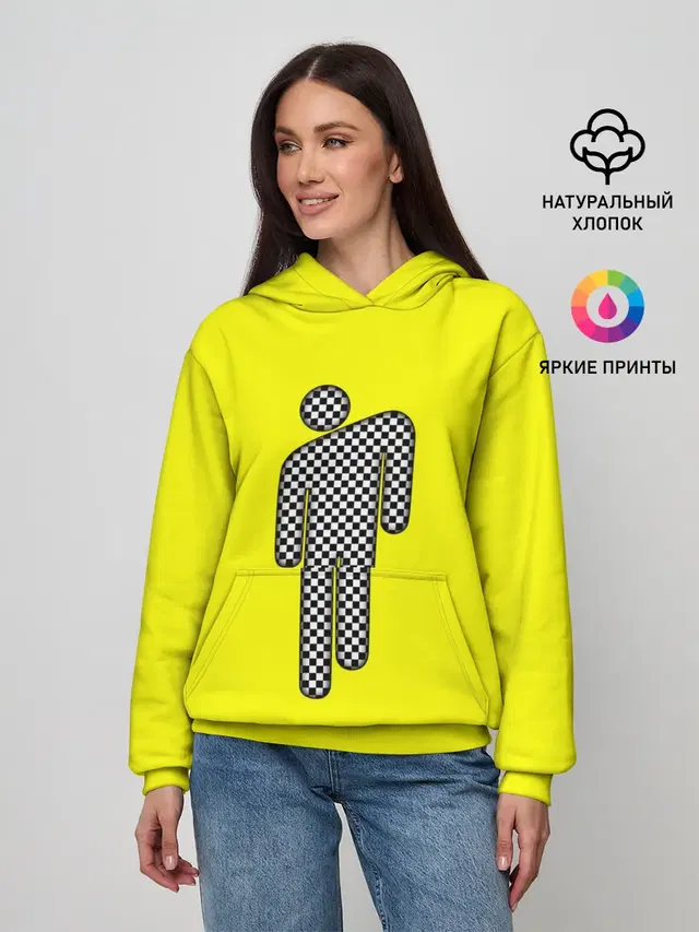 Женское худи с принтом «Billie Eilish»