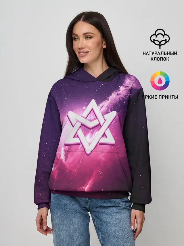 Женское худи с принтом «ASTRO»